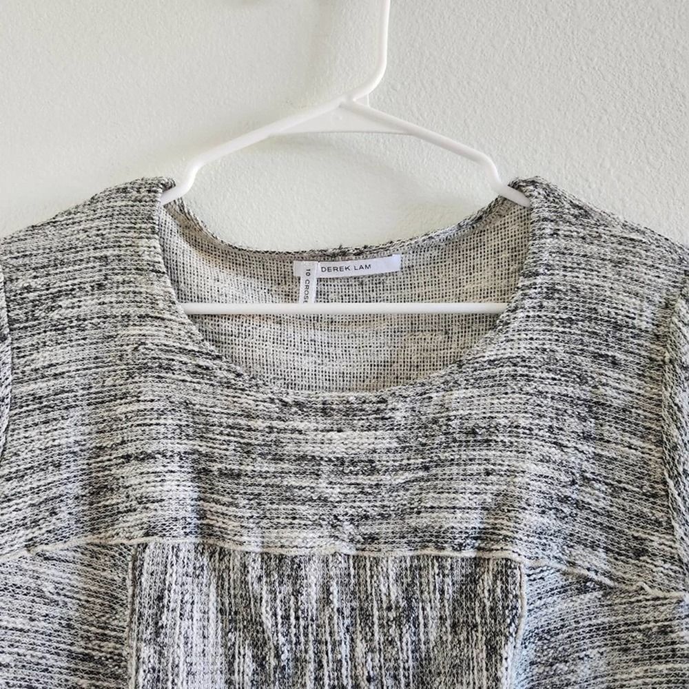 𝅺DEREK LAM 10 CROSBY  Tweed Mini Dress Size Medium - Picture 4 of 8